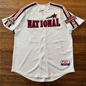 The image shows a Roger Clemens #22 Houston Astros 2004 MLB All-Star Game jersey